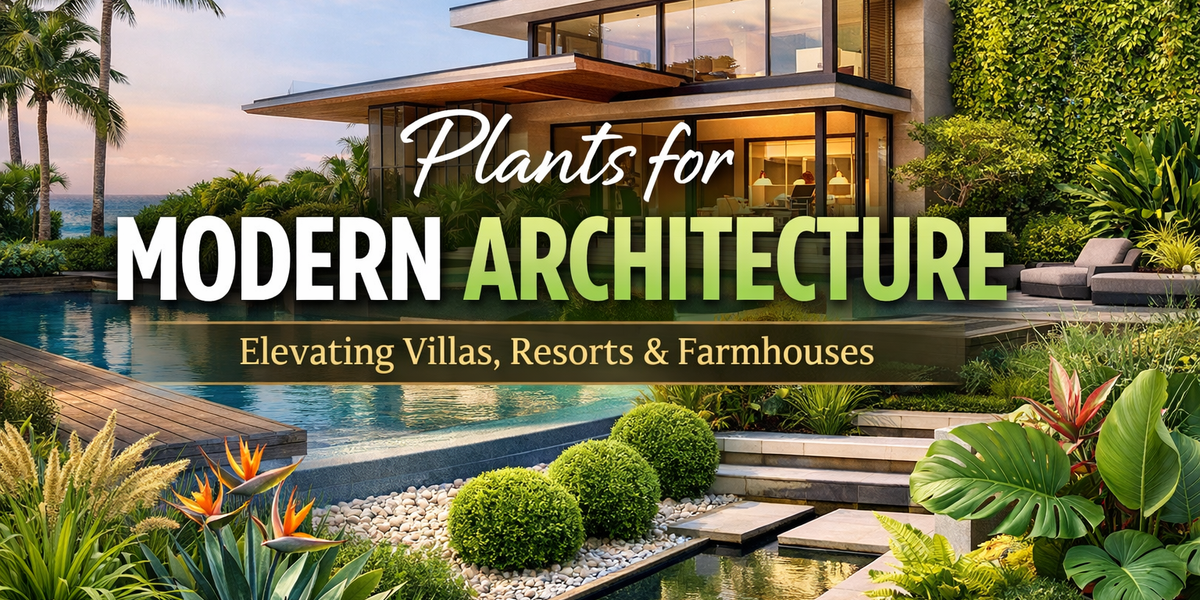Plants for Modern Architecture | Elevating Villas, Resorts, and Farmho   Mahindra Nursery