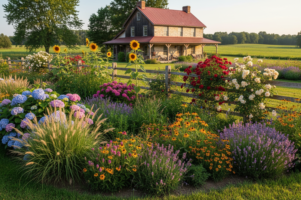 Best Plants for Farmhouse Landscaping