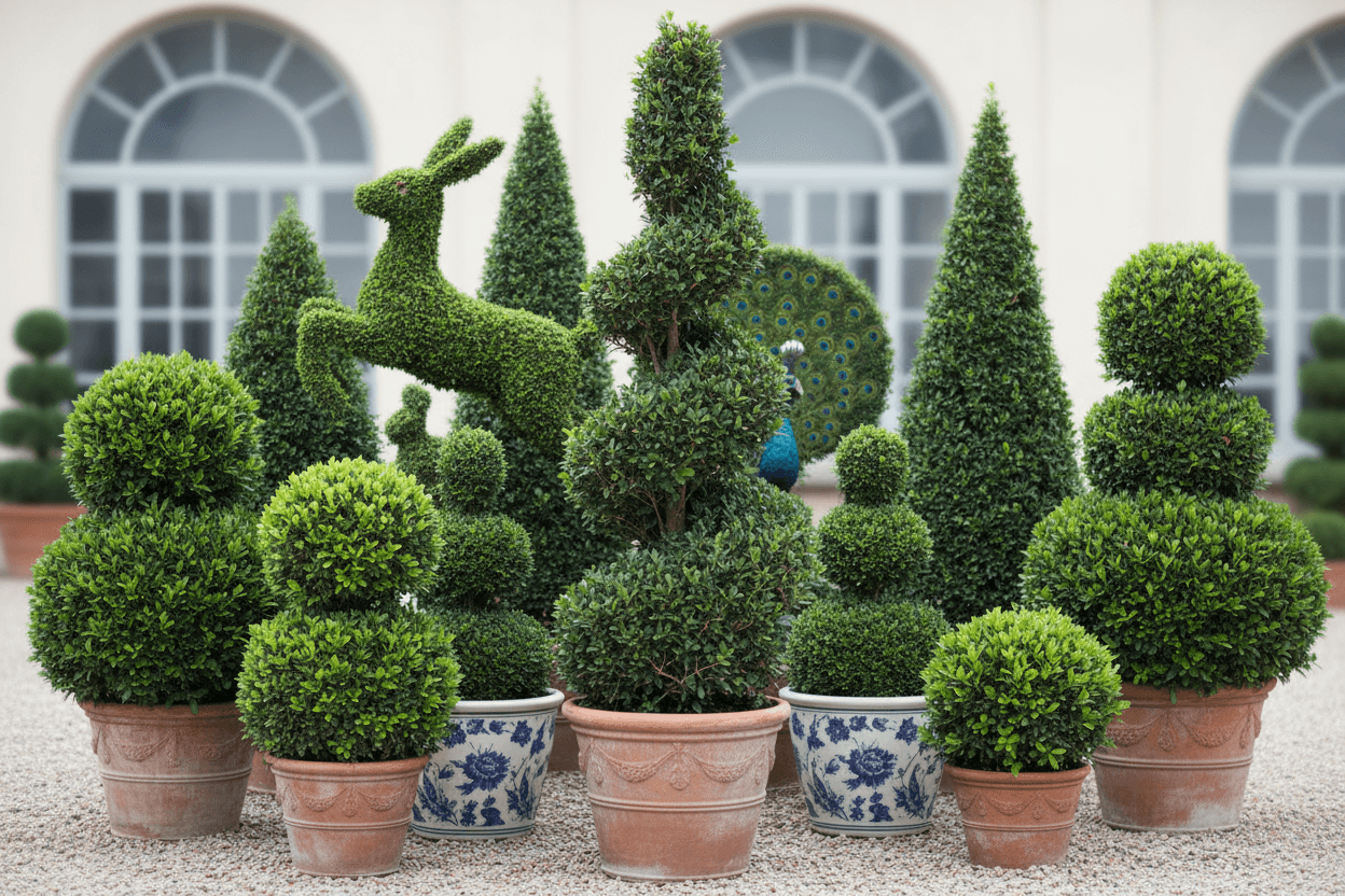 topiary plants collection