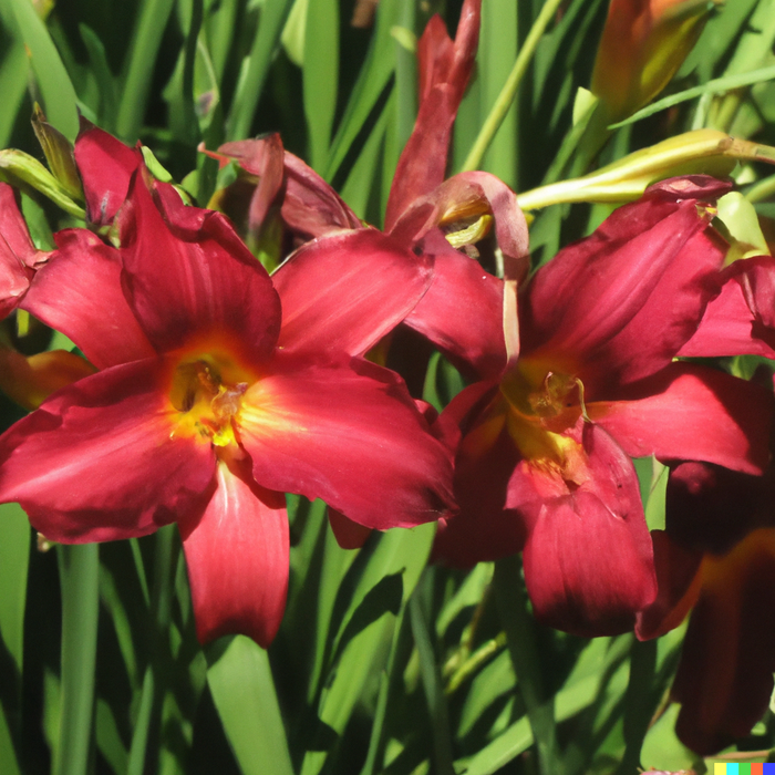 Hamerocallis hybrids